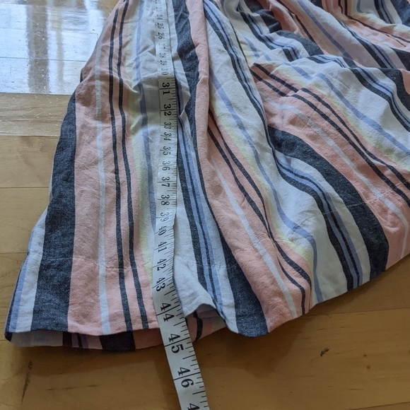FREE People Lilah Striped Midi Dress Small A8 - Picture 8 of 14